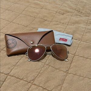 Ray-Ban x J. crew Aviator Sunglasses with Case